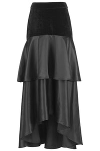 Chic Black Layered Skirt