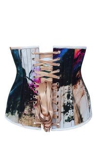 Corset Story MY-611 Abstract Ink Underbust Corset